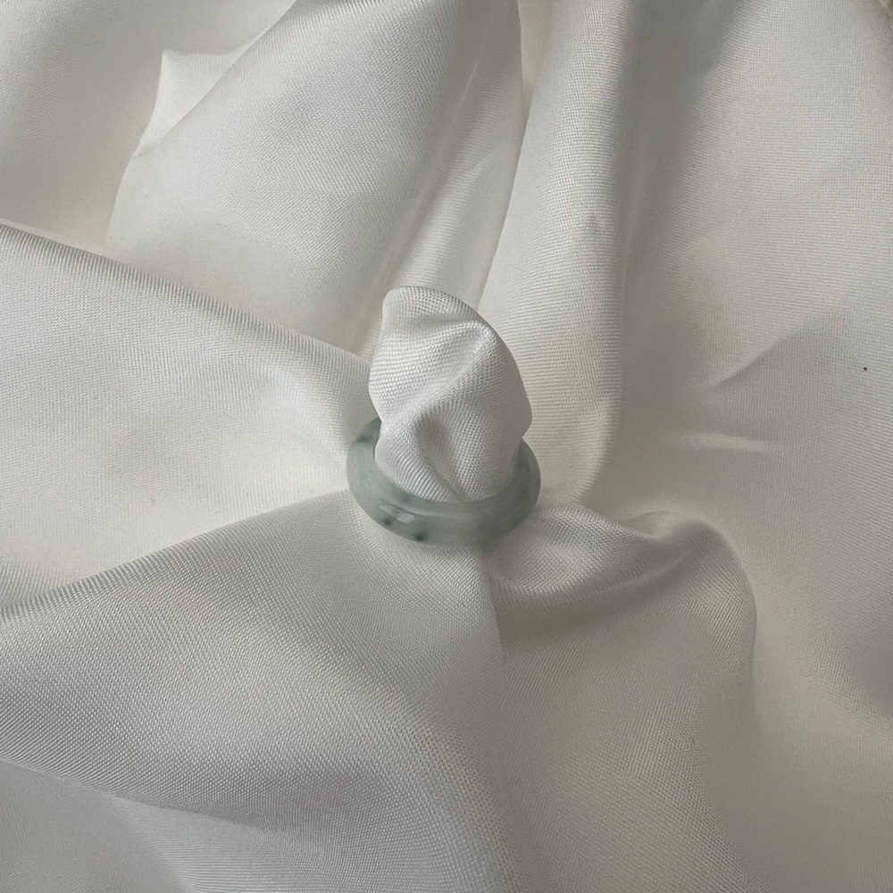 Size 5.5 // Natural Jade Ring - New/Unworn